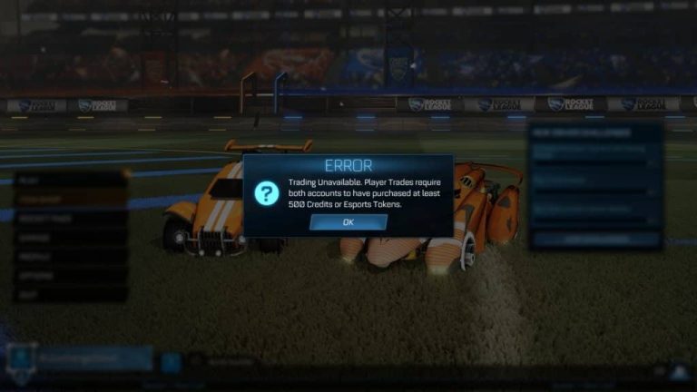 Reasons as Why Can’t I Trade in Rocket League